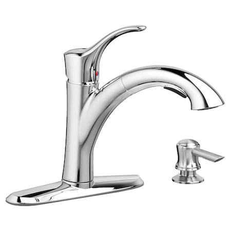 American Standard American Standard Mesa One Handle Chrome Pull-Out Kitchen Faucet 9015.101.002